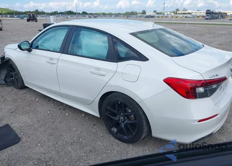 2023 Honda Civic Sport z USA, uszkodzony, nr VIN 2HGFE2F50PH511838